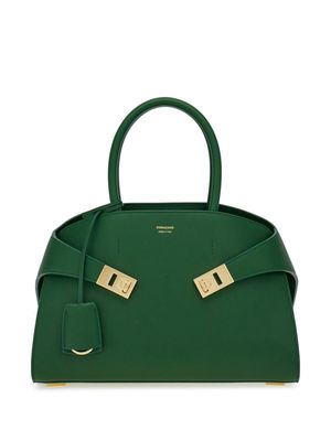Ferragamo small Hug tote bag - Green