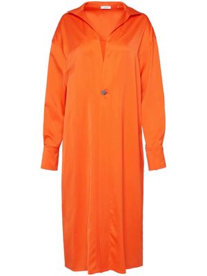 Ferragamo spread-collar button-fastening shirt - Orange