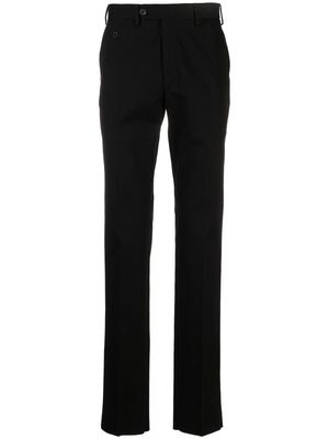 Ferragamo straight-leg cotton trousers - Black