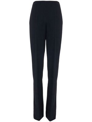 Ferragamo straight-leg pleated trousers - Black