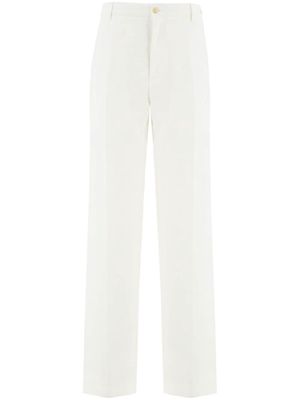 Ferragamo straight-leg tailored trouser - White