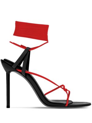 Ferragamo strappy stiletto sandals - Black