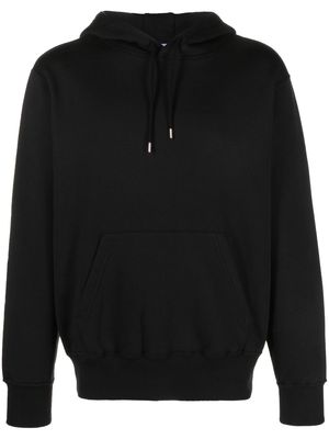 Ferragamo stripe-detailing cotton hoodie - Black