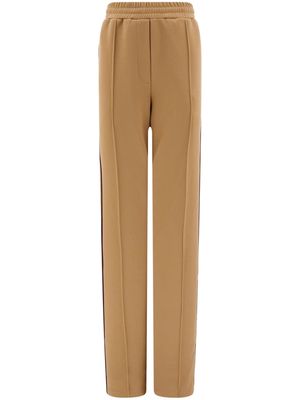 Ferragamo striped wide-leg track pants - Neutrals