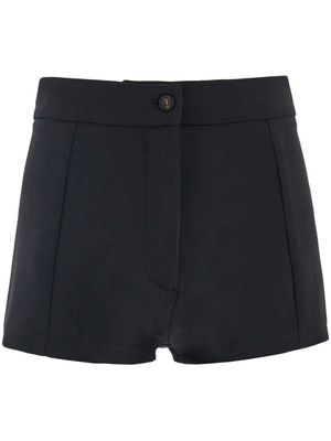 Ferragamo tailored linen mini shorts - Black