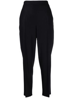 Ferragamo tailored tapered cropped trousers - Black