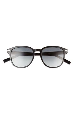 FERRAGAMO Timeless 53mm Rectangular Sunglasses in Black /Blue Gradient