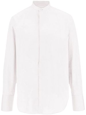 Ferragamo tuxedo cotton shirt - White