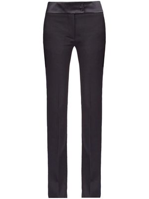 Ferragamo Tuxedo straight-leg tailored trousers - Black
