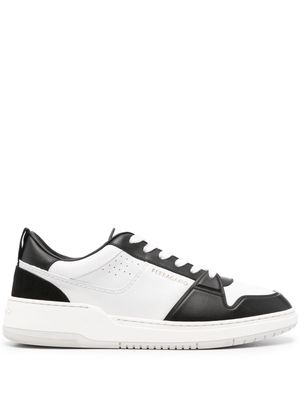 Ferragamo two-tone leather sneakers - Black