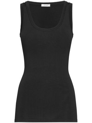 Ferragamo U-neck cashmere-blend vest - Black