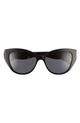 FERRAGAMO Vara 54mm Cat Eye Sunglasses in Black/Grey