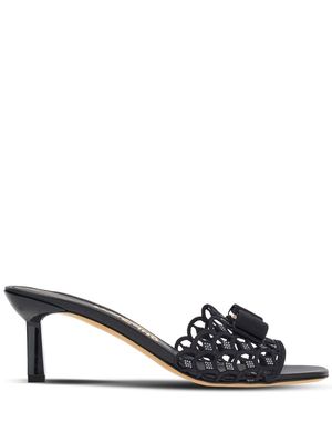 Ferragamo Vara bow detail 55mm sandals - Black