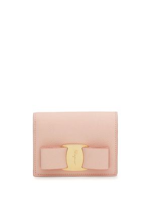 Ferragamo Vara Bow leather wallet - Pink
