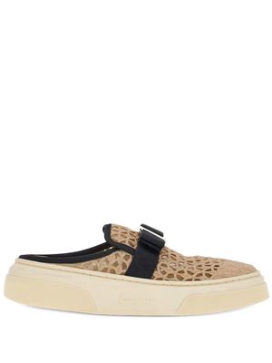 Ferragamo Vara bow slip-on sneakers - Neutrals