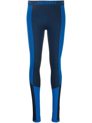 Ferrari colour-block logo-waist leggings - Blue