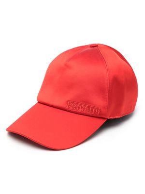 Ferrari logo-embroideredadjustable-fit cap