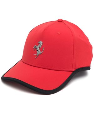 Ferrari logo-plaque detail baseball cap - 98 RED
