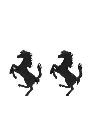 Ferrari Prancing Horse earrings - Black