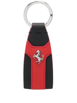 Ferrari Prancing Horse panelled keychain - Black