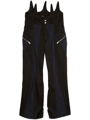 FFFPOSTALSERVICE Scarab straight-leg cargo trousers - Black