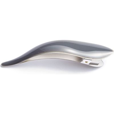 Ficcare Maximas Silky Hair Clip in Silky Grey/Silver