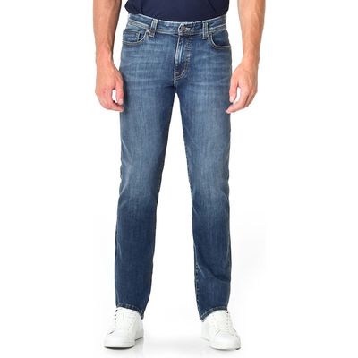 Fidelity Denim Jimmy Slim Straight Leg Jeans in Maxx Blue 