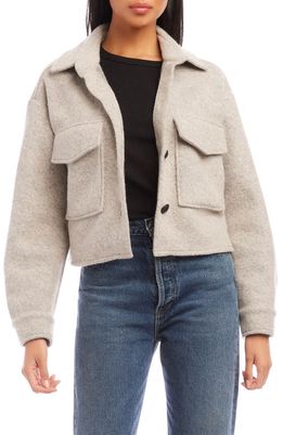 FIFTEEN TWENTY Bomber Jacket in Taupe