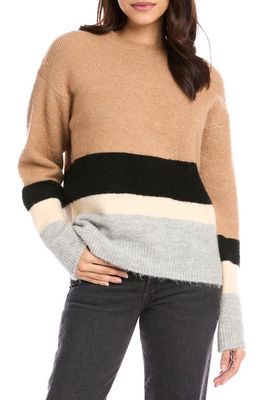FIFTEEN TWENTY Colorblock Sweater in Multi Color