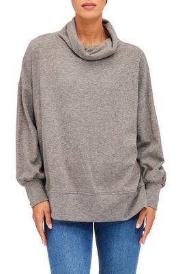 FIFTEEN TWENTY Cowl Neck Knit Top in Taupe