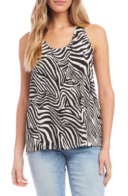 FIFTEEN TWENTY Twist Back Tank in Zebra