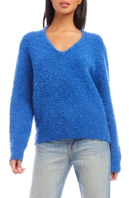 FIFTEEN TWENTY V-Neck Sweater in Blue