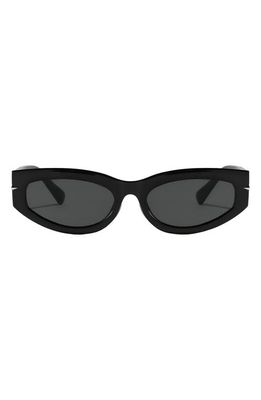 Fifth & Ninth Alexa 58mm Oval Polarized Sunglasses in Black