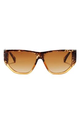 Fifth & Ninth Ash 56mm Polarized Geometric Sunglasses in Torte/Brown