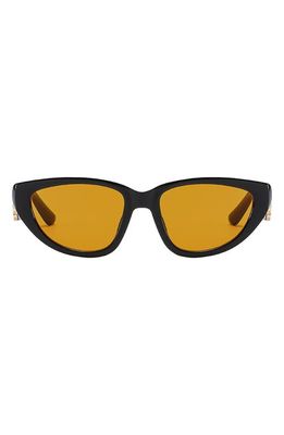 Fifth & Ninth Brynn 56mm Polarized Cat Eye Sunglasses in Black/Orange