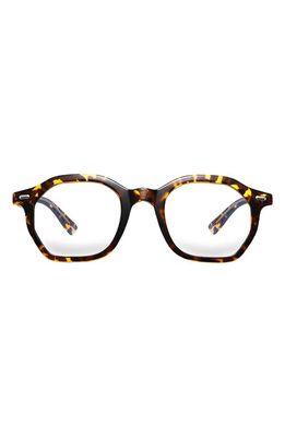 Fifth & Ninth Cameron 48mm Round Blue Light Blocking Glasses in Torte/Clear