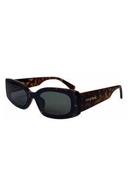 Fifth & Ninth Cannes 57mm Rectangle Sunglasses in Torte/Black