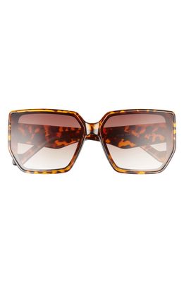 Fifth & Ninth Nadia 57mm Geometric Square Sunglasses in Torte/Maroon