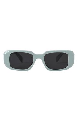 Fifth & Ninth Rowe 50mm Polarized Rectangular Sunglasses in Misty Green/Gray