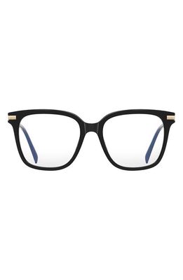 Fifth & Ninth Yara 52mm Square Blue Light Blocking Glasses in Black