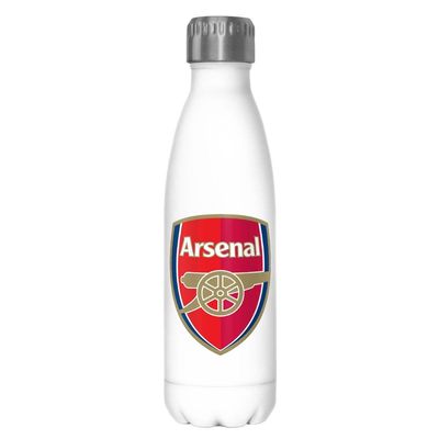 Fifth Sun Arsenal Logo 17oz Water Bottle in White