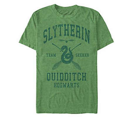 Fifth Sun Men's Slytherin Quidditch Hogwarts Ke lly Heather Tee