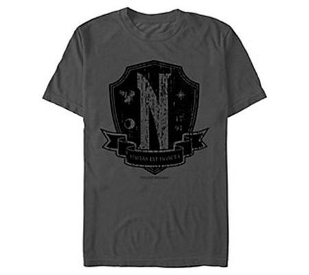 Fifth Sun Men's Wednesday Nevermore Emblem Tee