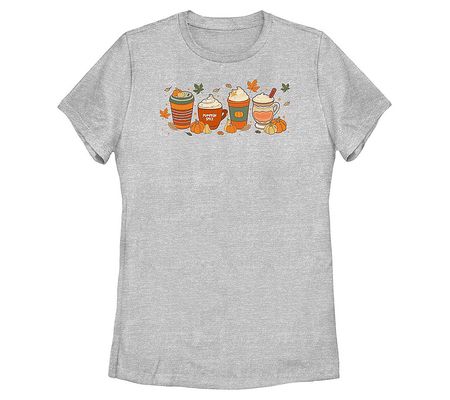 Fifth Sun Women's Fall Beverages Athletic Heath er Tee