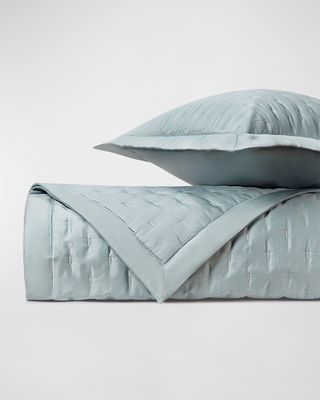Fil Coupe Quilting Coverlet and Shams - Queen