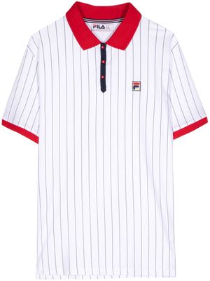 Fila BB1 striped polo shirt - White