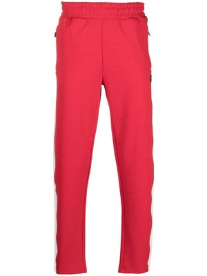 Fila Borg logo-patch track pants - Red