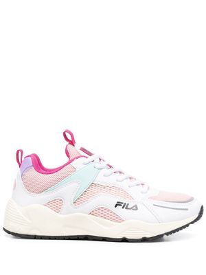 Fila colour-block lace-up sneakers - Pink