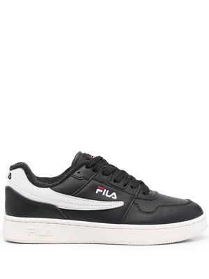 Fila embroidered logo low top sneakers - Black