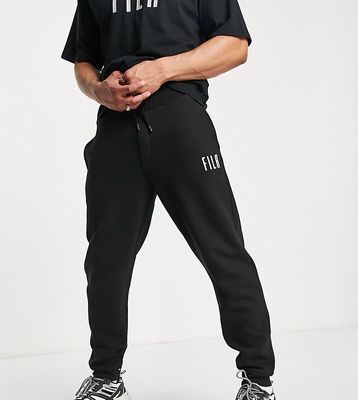Fila heritage sweatpants in black
